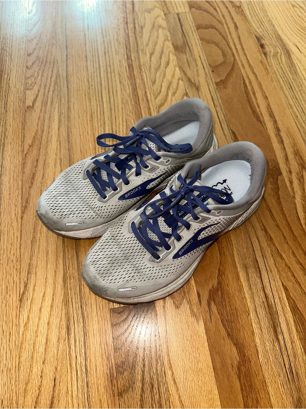 Brooks Women’s Running Shoes - Gray with Blue Accents